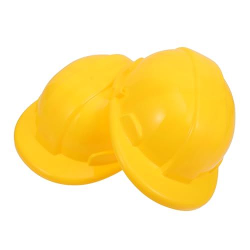 Supvox 2 Stück Bauarbeiterhelm Robuste Ingenieurhüte für Rollenspiele und Partys Leicht und Bequem für Junge Mädchen Farbenfroh und von Supvox