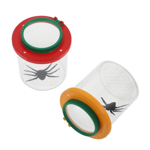 Supvox 2 Stück Beobachtungsbox Transparenter Insektenbeobachter für Robustes Outdoor Lernspielzeug Pädagogisch für Naturerkundung Supvox 2 Stück Beobachtungsbox Transparenter Insektenbeobachter für Robustes Outdoor Lernspielzeug Pädagogisch für Naturerkundung von Supvox