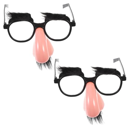 Supvox 2 Stück Clownbrillen mit Lustigen Halloween Brillen für Erwachsene Perfektes Partyzubehör für Geburtstagsfeiern Karneval und Halloween Supvox 2 Stück Clownbrillen mit Lustigen Halloween Brillen für Erwachsene Perfektes Partyzubehör für Geburtstagsfeiern Karneval und Halloween von Supvox
