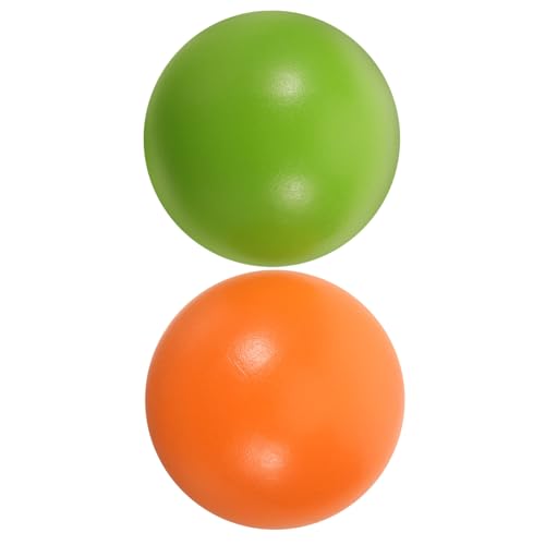 Supvox 2 Stück Croquet Holzspielbälle aus Neuseelandkiefer Bunte Outdoor Spielbälle für Rasen und Gartenaktivitäten Fördert Teamwork und Familienzusammenhalt bei Partys und Treffen von Supvox