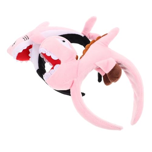 Supvox 2 Stück Dinosaurier und Fisch Haarbänder Plüsch Kostüm Haarreifen für Erwachsene und Weiche Leichte Tier-accessoires für Zoo- Pool Strandpartys von Supvox
