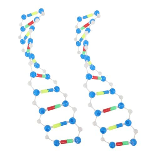 Supvox 2 Stück Doppelhelix-strukturmodell Modellbausatz Organische Chemie Modellbau-kit Modelle Modell Zusammenbauen Sonnensystem Für Atom-modellbausatz DNA Bastelsets Plastik Supvox 2 Stück Doppelhelix-strukturmodell Modellbausatz Organische Chemie Modellbau-kit Modelle Modell Zusammenbauen Sonnensystem Für Atom-modellbausatz DNA Bastelsets Plastik von Supvox