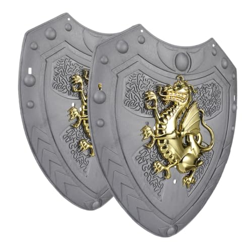 Supvox 2 Stück Drachenschildspielzeug Mittelalterliches Drachenspielzeug Ritterkostüm Für Kleinkinder Schildrüstung Für Ritterschild Mittelalterliche Wanddekoration Abs Supvox 2 Stück Drachenschildspielzeug Mittelalterliches Drachenspielzeug Ritterkostüm Für Kleinkinder Schildrüstung Für Ritterschild Mittelalterliche Wanddekoration Abs von Supvox