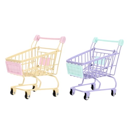 Supvox Mini-Spielzeug Aus Metall Für Jungen Und Mädchen Supermarkt Einkaufswagen Spielzeug-Dekoration Für Spielhaus Geburtstag Zufällige Farbe Supvox Mini-Spielzeug Aus Metall Für Jungen Und Mädchen Supermarkt Einkaufswagen Spielzeug-Dekoration Für Spielhaus Geburtstag Zufällige Farbe von Supvox