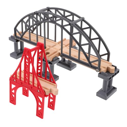 Supvox Eisenbahnbrücke Set Eisenbahnbrücke Für Kinder Holzeisenbahn Spielzeug Zubehör Supvox Eisenbahnbrücke Set Eisenbahnbrücke Für Kinder Holzeisenbahn Spielzeug Zubehör von Supvox