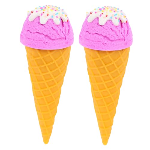 Supvox 2 Stück Eismodell Eiswaffel Dekoration Requisiten für Eiscreme-Displays Simulation Essen Dessert Essen für Puppenhaus vorgeben Modell Einer Eistüte Eisdiele liefert PVC Supvox 2 Stück Eismodell Eiswaffel Dekoration Requisiten für Eiscreme-Displays Simulation Essen Dessert Essen für Puppenhaus vorgeben Modell Einer Eistüte Eisdiele liefert PVC von Supvox