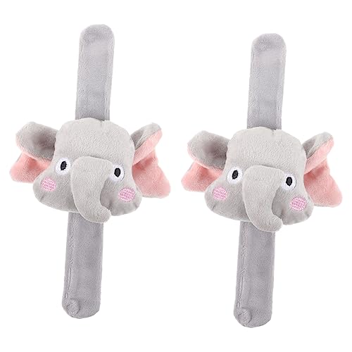 Supvox 2 Stück Elefant Plüscharmband klopfendes Armband Klatschbänder für Partytüten Handgelenkband Armbänder Gefälligkeiten Stofftier -Slap -Armband Partyarmbänder Grey Supvox 2 Stück Elefant Plüscharmband klopfendes Armband Klatschbänder für Partytüten Handgelenkband Armbänder Gefälligkeiten Stofftier -Slap -Armband Partyarmbänder Grey von Supvox
