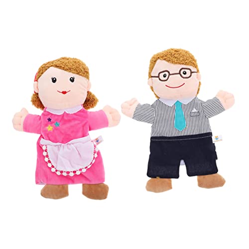 Supvox 2 Stück Familien Handpuppen Stoffpuppen für Kleinkinder und Erwachsene für Puppentheater Geschichtenerzählen und Kindergartenaufführungen Version Papa Puppen Supvox 2 Stück Familien Handpuppen Stoffpuppen für Kleinkinder und Erwachsene für Puppentheater Geschichtenerzählen und Kindergartenaufführungen Version Papa Puppen von Supvox