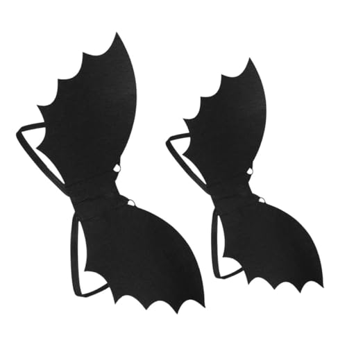 Supvox 2 Stück Fledermausflügel Halloween-kostümzubehör Für Halloween -Dekorationen Halloween -Party -Requisiten Katze Verkleiden Sich Kostüm Kostüme Für Haustierpartys Black Eva von Supvox