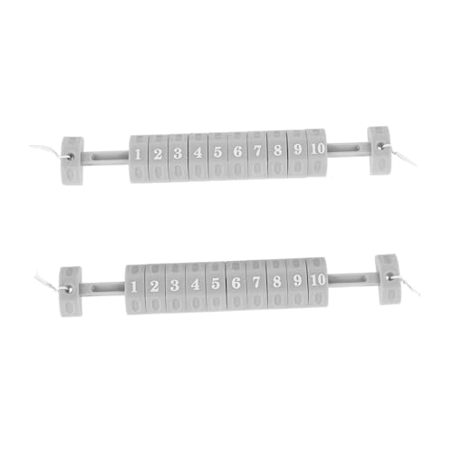 Supvox 2 Stück Foosball Tischfußball Spielstandanzeiger aus Robustem HIPS Material Kompakte Leichte Scorekeeper für Desktop Spiele Praktische Zählhilfe für Tischkicker Fußball Spiele Supvox 2 Stück Foosball Tischfußball Spielstandanzeiger aus Robustem HIPS Material Kompakte Leichte Scorekeeper für Desktop Spiele Praktische Zählhilfe für Tischkicker Fußball Spiele von Supvox