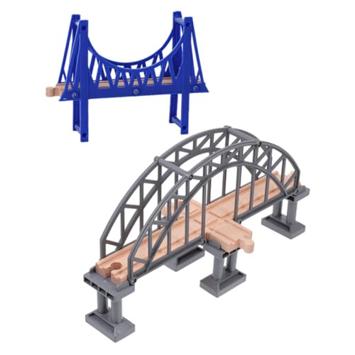 Supvox 2 Stück Gleiszubehör Eisenbahn Erweiterungszubehör Schienenbrücken Eisenbahnbrücke DIY Brücke Modelleisenbahnbrücke Bahngleis Kreuzung Gleis Hängebrücke Holz Supvox 2 Stück Gleiszubehör Eisenbahn Erweiterungszubehör Schienenbrücken Eisenbahnbrücke DIY Brücke Modelleisenbahnbrücke Bahngleis Kreuzung Gleis Hängebrücke Holz von Supvox