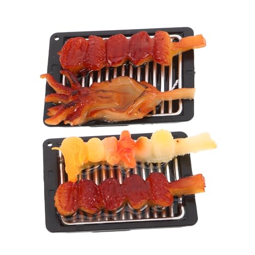 Supvox 2 Stück Grillmodell Steak-Grill Wurstgrill Puppenhaus-Campingzubehör Steak-Zubehör Spielzeuggrill Grillspielzeug Puppenhausgrill BBQ -Zubehör Grillwerkzeuge Gemüsegrill Plastik Supvox 2 Stück Grillmodell Steak-Grill Wurstgrill Puppenhaus-Campingzubehör Steak-Zubehör Spielzeuggrill Grillspielzeug Puppenhausgrill BBQ -Zubehör Grillwerkzeuge Gemüsegrill Plastik von Supvox