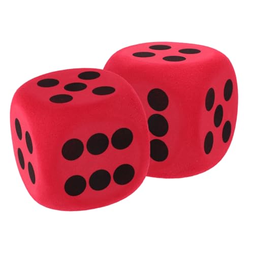 Supvox 2 Stück Große Eva Schaumstoffwürfel Set Leicht und Sicher Für Partyspiele Klassenzimmer Spielwürfel Zubehör Supvox 2 Stück Große Eva Schaumstoffwürfel Set Leicht und Sicher Für Partyspiele Klassenzimmer Spielwürfel Zubehör von Supvox