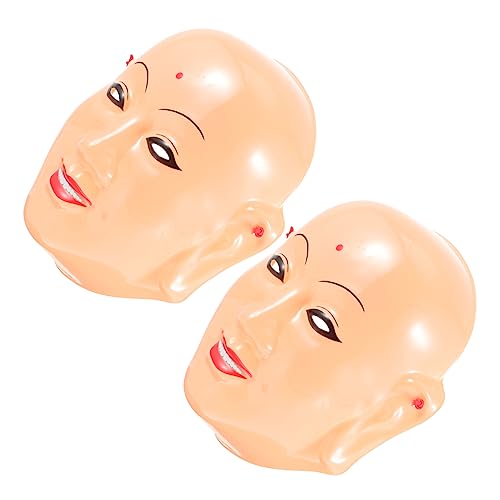 Supvox 2 Stück Gruselige Halloween Maske Verstellbare Cosplay Horror Maske aus Sicherem Kunststoff für Halloween Bühnenauftritte und Geisterhaus Requisiten Großes Design für Erwachsene von Supvox