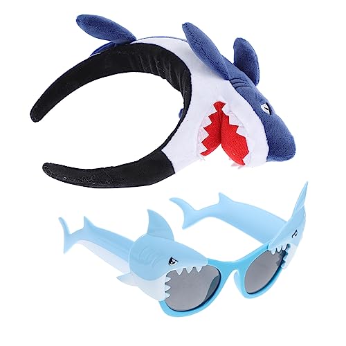 Supvox 2 Stück Hai-stirnband Haispielzeug Haifischgläser Haigläser Hai -sonnenbrille Erwachsene Hoop Shark Haifischflossen-stirnband Hai -outfit -kind Stoff Supvox 2 Stück Hai-stirnband Haispielzeug Haifischgläser Haigläser Hai -sonnenbrille Erwachsene Hoop Shark Haifischflossen-stirnband Hai -outfit -kind Stoff von Supvox