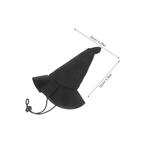 Supvox 2 Stück Halloween-Hexenhut Zubehör für Puppenmützen Halloween Kleiner Hut Halloween -Hut Hexenhut Topper Hexenkostümhut Basteln mit Hexenhüten Vlies Black Supvox 2 Stück Halloween-Hexenhut Zubehör für Puppenmützen Halloween Kleiner Hut Halloween -Hut Hexenhut Topper Hexenkostümhut Basteln mit Hexenhüten Vlies Black von Supvox