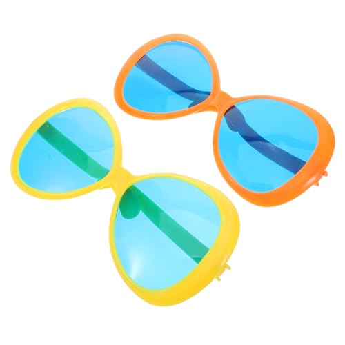 Supvox 2 Stück Hawaiianische Brille Neuartige Clown-brille Party Neuheit Kostüm-sonnenbrillen-requisiten Lustige Neuheitbrille Strand Lustige Brille Plastik Supvox 2 Stück Hawaiianische Brille Neuartige Clown-brille Party Neuheit Kostüm-sonnenbrillen-requisiten Lustige Neuheitbrille Strand Lustige Brille Plastik von Supvox