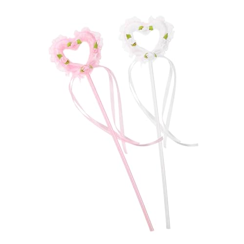 Supvox 2 Stück Herz für Mädchen Leuchtende Feenstäbe Leicht und Robust für Kostüme Geburtstage Bühnenauftritte und Cosplay Weiß und Rosa Magische Partyaccessoires Supvox 2 Stück Herz für Mädchen Leuchtende Feenstäbe Leicht und Robust für Kostüme Geburtstage Bühnenauftritte und Cosplay Weiß und Rosa Magische Partyaccessoires von Supvox