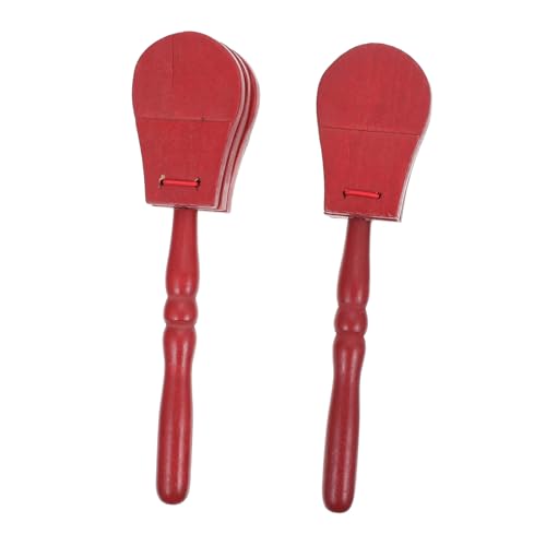 Supvox 2 Stück Holz Castanets Musikinstrument Teiliges Pädagogisches Rhythmusspielzeug Langlebig Sicher Farbenfroh zur Musikalischen Früherziehung und Talentförderung Supvox 2 Stück Holz Castanets Musikinstrument Teiliges Pädagogisches Rhythmusspielzeug Langlebig Sicher Farbenfroh zur Musikalischen Früherziehung und Talentförderung von Supvox