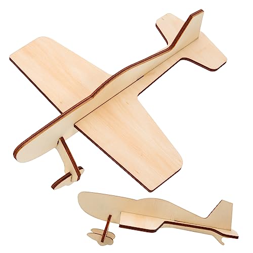 Supvox 2 Stück Holz Flugzeug Bausatz für Puzzle Kreativität und Koordination DIY für Jungen Jahren Einfache Montage ohne Kleber Supvox 2 Stück Holz Flugzeug Bausatz für Puzzle Kreativität und Koordination DIY für Jungen Jahren Einfache Montage ohne Kleber von Supvox