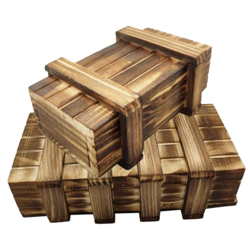 Supvox 2 Stück Holz Teilig mit Geheimfach Dreifach Öffnend Kognitives Kinderspielzeug Denkvermögen Montessori Rätselbox für Mädchen für Geldgeschenke und Geburtstage Supvox 2 Stück Holz Teilig mit Geheimfach Dreifach Öffnend Kognitives Kinderspielzeug Denkvermögen Montessori Rätselbox für Mädchen für Geldgeschenke und Geburtstage von Supvox