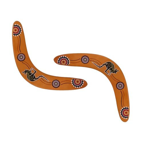 Supvox 2 Stück Holz bumerang Wurfscheibe Outdoor Flugspielzeug für Erwachsene Handgefertigt Sicher Langlebig Flugmanöver Supvox 2 Stück Holz bumerang Wurfscheibe Outdoor Flugspielzeug für Erwachsene Handgefertigt Sicher Langlebig Flugmanöver von Supvox