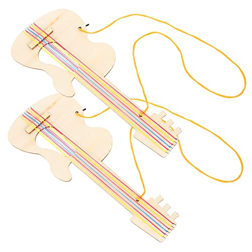 Supvox 2 Stück Holzgitarre kinderspielzeug Musikalisches Gitarrenspielzeug DIY-Gitarrenspielzeug Musikinstrumente Graffiti für Gitarrenspielzeug für hölzern Supvox 2 Stück Holzgitarre kinderspielzeug Musikalisches Gitarrenspielzeug DIY-Gitarrenspielzeug Musikinstrumente Graffiti für Gitarrenspielzeug für hölzern von Supvox