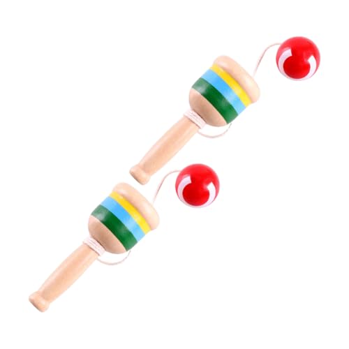 Supvox 2 Stück Holzspielzeug Kendama Teiliges Hand Auge Koordination Geschicklichkeitsspiel für Langlebig und Tragbar Fördert Puzzle Fähigkeiten und Spielerisches Lernen Zufällige Farbe Supvox 2 Stück Holzspielzeug Kendama Teiliges Hand Auge Koordination Geschicklichkeitsspiel für Langlebig und Tragbar Fördert Puzzle Fähigkeiten und Spielerisches Lernen Zufällige Farbe von Supvox