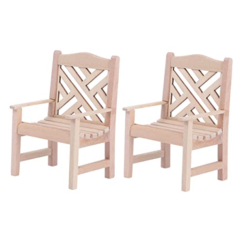 Supvox 2 Stück Holzstuhl für Puppenhaus DIY Malen und Dekorieren und Praktischer Spielzeugstuhl für Kinderzimmer und Miniaturhaus Dekoration Supvox 2 Stück Holzstuhl für Puppenhaus DIY Malen und Dekorieren und Praktischer Spielzeugstuhl für Kinderzimmer und Miniaturhaus Dekoration von Supvox