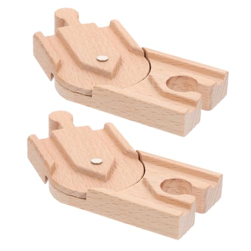 Supvox 2 Stück Holzzugzubehör Kleinkind Eisenbahngleis-Spielspielzeug Teile der Zugstrecke Ersatzteile Kinderspielzeug aus Holz Eisenbahngleis Gleiszubehör Khaki Supvox 2 Stück Holzzugzubehör Kleinkind Eisenbahngleis-Spielspielzeug Teile der Zugstrecke Ersatzteile Kinderspielzeug aus Holz Eisenbahngleis Gleiszubehör Khaki von Supvox