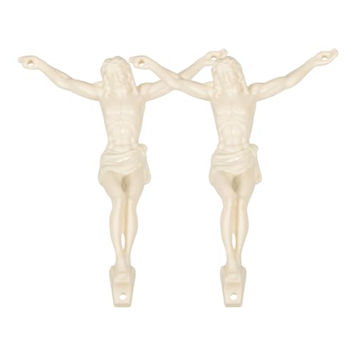 Supvox 2 Stück Jesus Accessoires Jesus-skulptur Jesus-Figur-Charm Christliche Figuren Christus-anhänger-Charm Katholischer Charme Gefälligkeiten Für Weihnachtsfeiern Beige Plastik Supvox 2 Stück Jesus Accessoires Jesus-skulptur Jesus-Figur-Charm Christliche Figuren Christus-anhänger-Charm Katholischer Charme Gefälligkeiten Für Weihnachtsfeiern Beige Plastik von Supvox