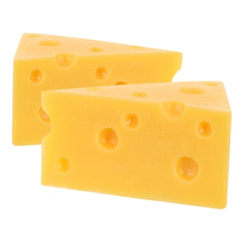 Supvox 2 Stück Käsemodell Simuliertes Dreieck Gefälschte Lebensechte Requisiten Käsebäckerei Simulation Käse Ornament Förmige Modelle Nachahmung Von Hausdekoren Gefälschte Supvox 2 Stück Käsemodell Simuliertes Dreieck Gefälschte Lebensechte Requisiten Käsebäckerei Simulation Käse Ornament Förmige Modelle Nachahmung Von Hausdekoren Gefälschte von Supvox