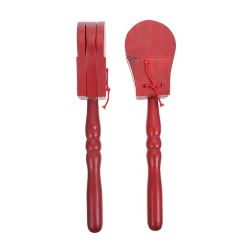 Supvox 2 Stück Kastagnetten Aus Holz Lehrmittel Kastagnetten Kastagnetten-Instrument Musikinstrument Interessante Instrumente Percussion Toy Schlaginstrument Hölzern Supvox 2 Stück Kastagnetten Aus Holz Lehrmittel Kastagnetten Kastagnetten-Instrument Musikinstrument Interessante Instrumente Percussion Toy Schlaginstrument Hölzern von Supvox