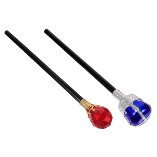 Supvox 2 Stück Königszepter Für Kinderparty Gefälligkeiten Zauberstab Streich Led Königliches Stock Schild Kostüm Halloween des Königs Hoch Schaum Plastik von Supvox