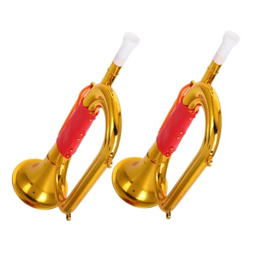 Supvox 2 Stück Laden Sie Requisiten Auf Krachmacher Für Party Noisemaker Scouting Trompete Signalhorn Partygebläse Krachmacher Kleine Trompetenspielzeuge Plastik Golden Supvox 2 Stück Laden Sie Requisiten Auf Krachmacher Für Party Noisemaker Scouting Trompete Signalhorn Partygebläse Krachmacher Kleine Trompetenspielzeuge Plastik Golden von Supvox