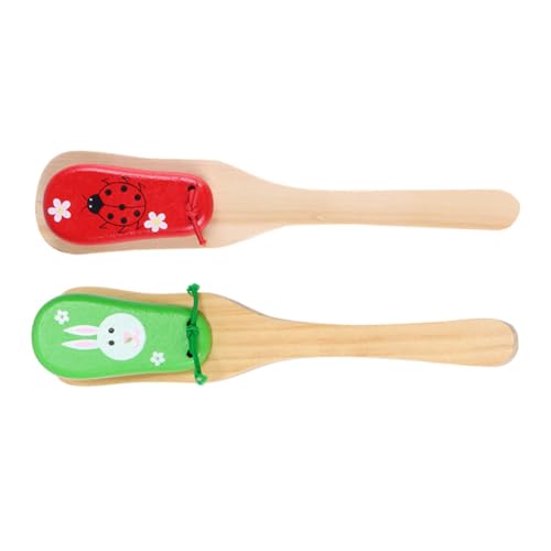 Supvox 2 Stück Langes Griff Ringbrett Finger Kastagnetten Musical Holzinstrumente Holzpercussionsinstrument kleine Schlaginstrumente Musikinstrumente aus Holz hölzern Supvox 2 Stück Langes Griff Ringbrett Finger Kastagnetten Musical Holzinstrumente Holzpercussionsinstrument kleine Schlaginstrumente Musikinstrumente aus Holz hölzern von Supvox