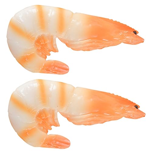 Supvox 2 Stück Lebensmittelmodell gefälschtes Garnelenmodell gefälschte Garnelen Salzgarnelen Essen Garnelendekor für die Küche Gefälschte Lebensmitteldekoration PVC Supvox 2 Stück Lebensmittelmodell gefälschtes Garnelenmodell gefälschte Garnelen Salzgarnelen Essen Garnelendekor für die Küche Gefälschte Lebensmitteldekoration PVC von Supvox