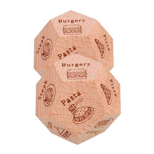 Supvox 2 Stück Lebensmittelsieb Essen Partywürfel Spielwürfel Requisiten Unterhaltungswürfel Datum Würfelspielzeug Mehrseitige Würfel Taschenwürfel Hölzern Light Brown Supvox 2 Stück Lebensmittelsieb Essen Partywürfel Spielwürfel Requisiten Unterhaltungswürfel Datum Würfelspielzeug Mehrseitige Würfel Taschenwürfel Hölzern Light Brown von Supvox