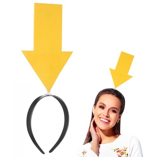 Supvox 2 Stück Lustiges -stirnband, Gelbe Pfeilform-haarreifen, Halloween-haarreifen für Geburtstags-karnevalsparty, Neuartige Foto-requisite Supvox 2 Stück Lustiges -stirnband, Gelbe Pfeilform-haarreifen, Halloween-haarreifen für Geburtstags-karnevalsparty, Neuartige Foto-requisite von Supvox