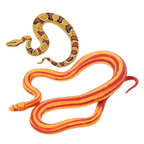 Supvox 2 Stück Maisschlangenmodell Simulation Tierfigur Kleine Schlangenfiguren Kinderspielzeug Realistisch Schlangenerkennungsmodell Schlangenverzierung Plastik Supvox 2 Stück Maisschlangenmodell Simulation Tierfigur Kleine Schlangenfiguren Kinderspielzeug Realistisch Schlangenerkennungsmodell Schlangenverzierung Plastik von Supvox
