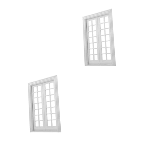 Supvox 2 Stück Maßstab Puppenhaus DIY Doppelflügelige Weiße Tür Langlebig Kreativ für Bastelset Zubehör Puppenhaus Dekoration Supvox 2 Stück Maßstab Puppenhaus DIY Doppelflügelige Weiße Tür Langlebig Kreativ für Bastelset Zubehör Puppenhaus Dekoration von Supvox