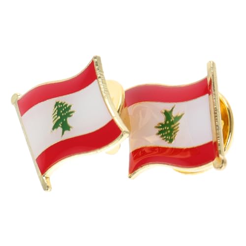Supvox 2 Stück Metallbrosche Patriotisch Rucksack Für Schal Kleidung Souvenir Reisen Runde Anstecknadel Mit Libanon-flagge Libanon-israel-pins Anstecknadeln Mit Libanon-flagge Legierung Supvox 2 Stück Metallbrosche Patriotisch Rucksack Für Schal Kleidung Souvenir Reisen Runde Anstecknadel Mit Libanon-flagge Libanon-israel-pins Anstecknadeln Mit Libanon-flagge Legierung von Supvox