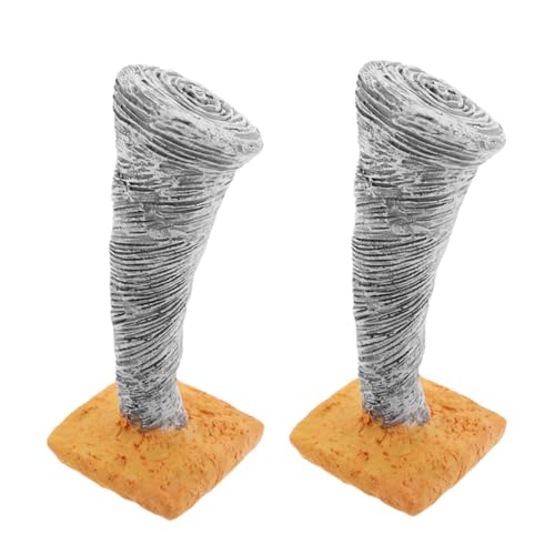 Supvox 2 Stück Mikro Landschaft Tornado Figurine Realistische Resin Tornado Statue für Sandtisch Dekoration Ornament für Regal Supvox 2 Stück Mikro Landschaft Tornado Figurine Realistische Resin Tornado Statue für Sandtisch Dekoration Ornament für Regal von Supvox