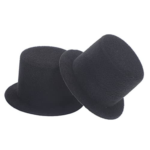 Supvox 2 Stück Mini DIY Hut Deko für Puppen Schwarzer Filzhut für Bastelarbeiten Accessoires für Fotografie und Cosplay von Puppen Supvox 2 Stück Mini DIY Hut Deko für Puppen Schwarzer Filzhut für Bastelarbeiten Accessoires für Fotografie und Cosplay von Puppen von Supvox
