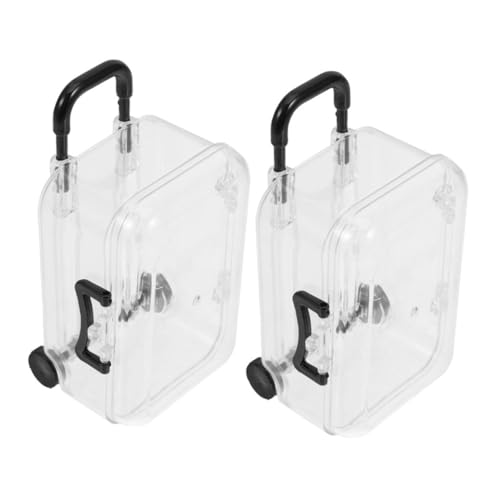 Supvox 2 Stücke Mini Koffer Party Favor Box Organisieren Mini Gepäck Für Reise Puppenhäuser Supvox 2 Stücke Mini Koffer Party Favor Box Organisieren Mini Gepäck Für Reise Puppenhäuser von Supvox