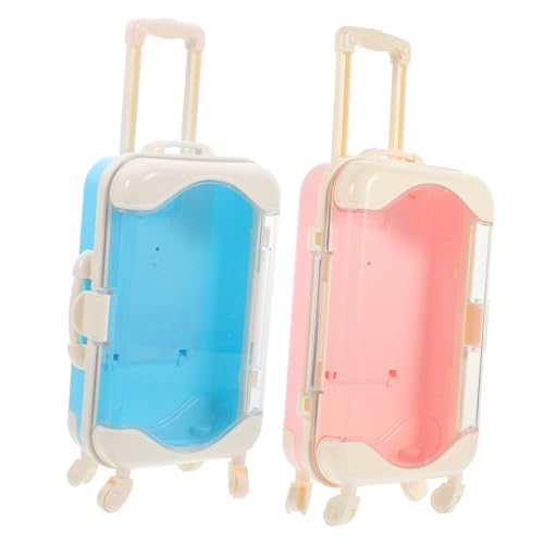 Supvox 2 Stück Mini-Koffer aufbewahrungsboxen für Children Toys spielzeuge für Kid Toys travel Box Koffer Puppentrolley Mini-Reisekoffer Plastik Supvox 2 Stück Mini-Koffer aufbewahrungsboxen für Children Toys spielzeuge für Kid Toys travel Box Koffer Puppentrolley Mini-Reisekoffer Plastik von Supvox