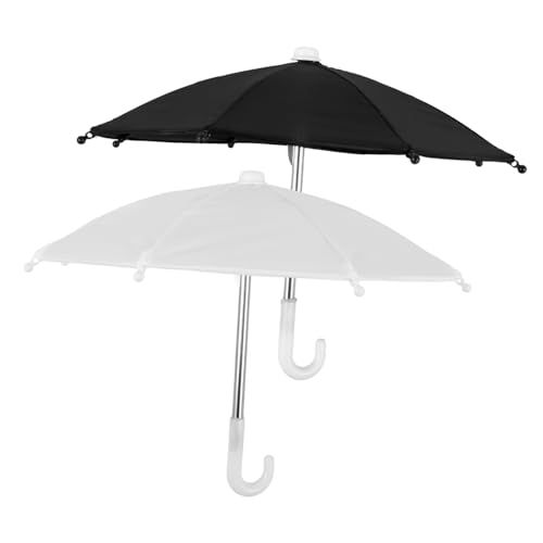 Supvox 2Stücke Miniatur Regenschirm für Puppenhaus Mini Regenschirm Deko für Miniatur Modelle Puppenzubehör für Lebendige Szenen im Puppenhaus von Supvox