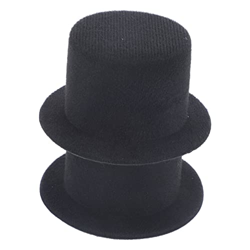 Supvox 2 Stück Mini Top Hut Puppenhut Für Spitze Dekorationen Kleiner Top -Hut Miniaturhüte kleine Zylinder Hut für Puppen Mini Zylinder basteln Kleiner Zylinder Stoff Schwarz Supvox 2 Stück Mini Top Hut Puppenhut Für Spitze Dekorationen Kleiner Top -Hut Miniaturhüte kleine Zylinder Hut für Puppen Mini Zylinder basteln Kleiner Zylinder Stoff Schwarz von Supvox