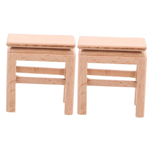 Supvox 2 Stück Mini-bankmodell Kleiner Hocker Puppenmöbel Puppenstuhl Winziges Bankdekor Kleiner Holzhocker Mini-puppenhauszubehör Puppenbank Miniatur-Bank Mini-holzstuhl Hölzern Khaki Supvox 2 Stück Mini-bankmodell Kleiner Hocker Puppenmöbel Puppenstuhl Winziges Bankdekor Kleiner Holzhocker Mini-puppenhauszubehör Puppenbank Miniatur-Bank Mini-holzstuhl Hölzern Khaki von Supvox
