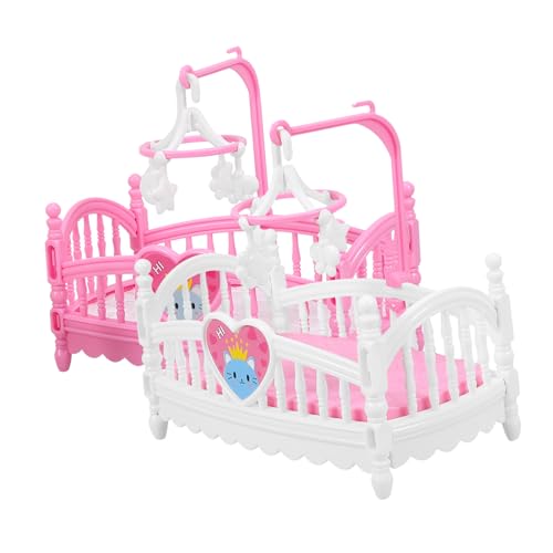 Supvox Miniatur-puppenhausbett Puppenhaus Mini-möbel Kinderbett Spielzeug-Set Abs-Material Für Raumaufteilung Zufällige Farbe Supvox Miniatur-puppenhausbett Puppenhaus Mini-möbel Kinderbett Spielzeug-Set Abs-Material Für Raumaufteilung Zufällige Farbe von Supvox
